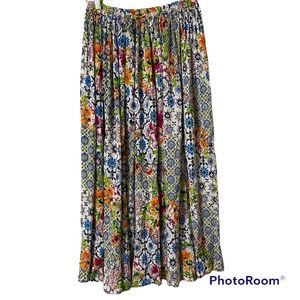 New Direction Floral Maxi Skirt Size Small